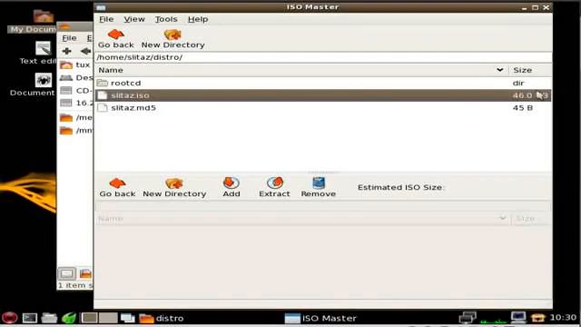 Slitaz 3 GUI -Part #9 - Working with CD images смотреть онлайн