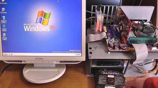 Test installation of the Windows Whistler Server 2465 Beta 2 смотреть онлайн