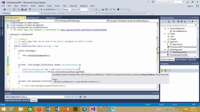 Tutorial Windows Store 4# Connect windows store app to web service смотреть онлайн