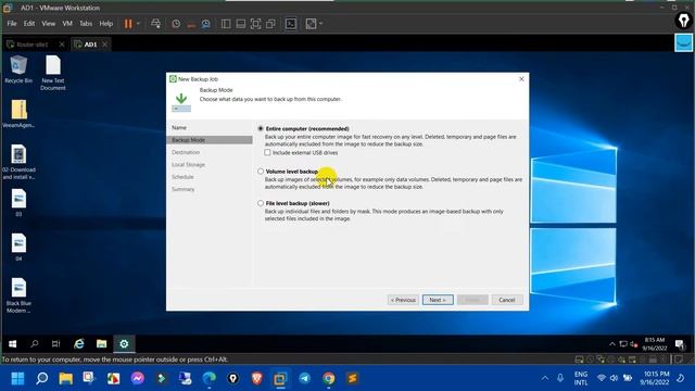 03 -Creating Veeam agent backup jobs смотреть онлайн