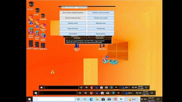 Downloading the MEMZ virus on Win 10 смотреть онлайн