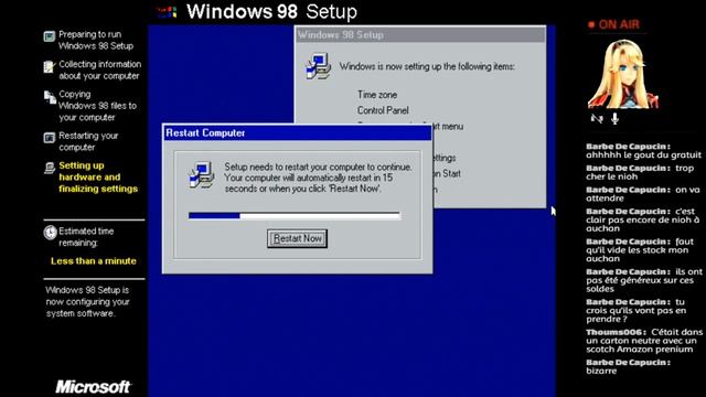 Installation en live de Win98 + Total Annihilation [Virtualbox] смотреть онлайн