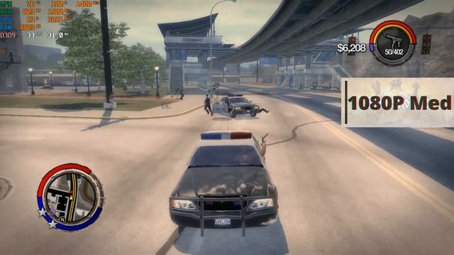 Saints Row 2 | Ryzen 5 3400g | Vega 11 | Benchmark | 1080P(All Settings) | S.S.GAMING | смотреть онлайн