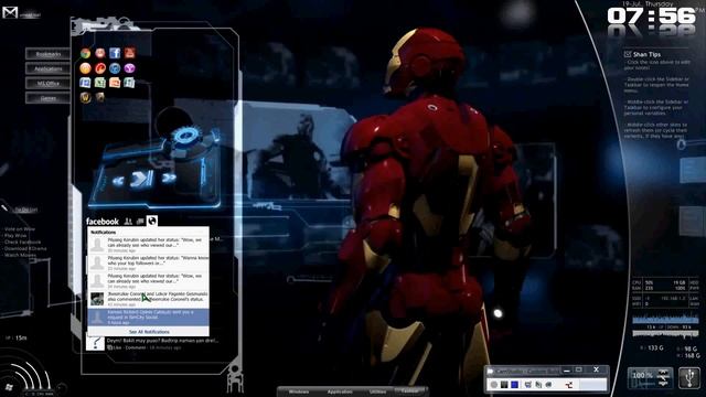 My Desktop Iron Man Theme смотреть онлайн