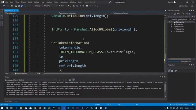 WinAPI with C# - Getting Token Privileges смотреть онлайн