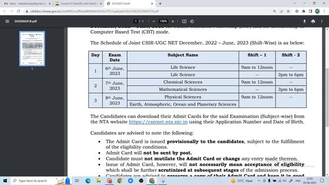 CSIR NET Admit Card 2023 Kaise Download Kare | CSIR UGC NET Admit Card Released #csirnet #admitcard смотреть онлайн