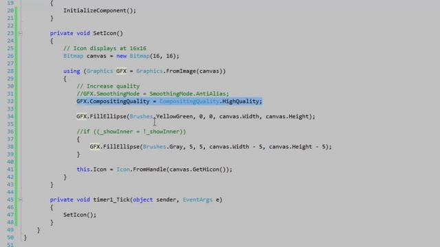 Programmatically create a form icon in C# смотреть онлайн