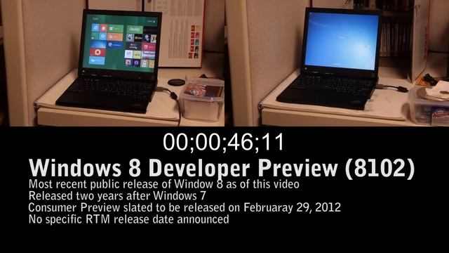 Windows 8 Developer Preview vs. Windows 7 Startup and Shutdown смотреть онлайн