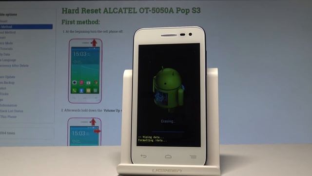 How to Hard Reset ALCATEL Pop S3 - Bypass Screen Lock / Wipe Data |HardReset.Info смотреть онлайн