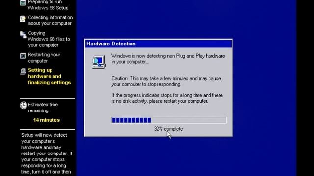 Windows 98 Second Edition Desktop Install смотреть онлайн