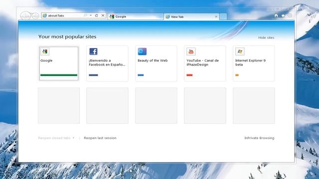 Internet Explorer 9 Beta смотреть онлайн