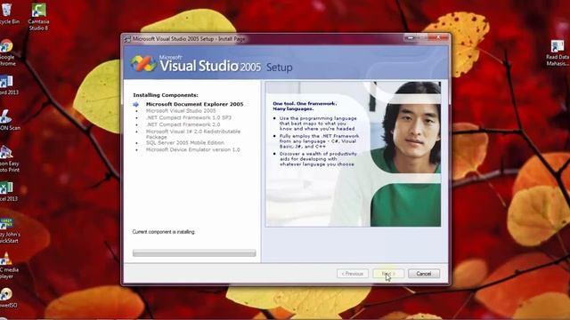 Cara Install Visual Studio 2005 смотреть онлайн