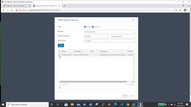 VMware Horizon 8 - Creating Desktop VDI Dedicated Pool With Manual Desktop Pool - 12