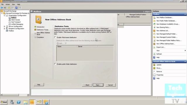Create Offline Address Book in Exchange Server 2010 смотреть онлайн