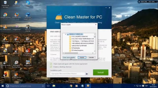 DESCARGAR E INSTALAR CLEAN MASTER PARA PC 2015 смотреть онлайн