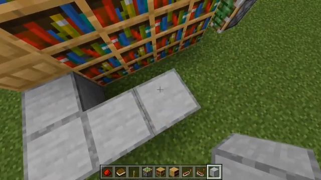 How to make a hidden bookshelf door in Minecraft (1.20) смотреть онлайн