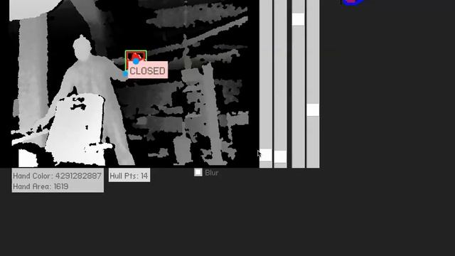 Kinect + Adobe AIR Hand Detection (Open or Close) смотреть онлайн