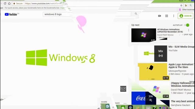Windows 7 And Windows 8 Logo Effects смотреть онлайн