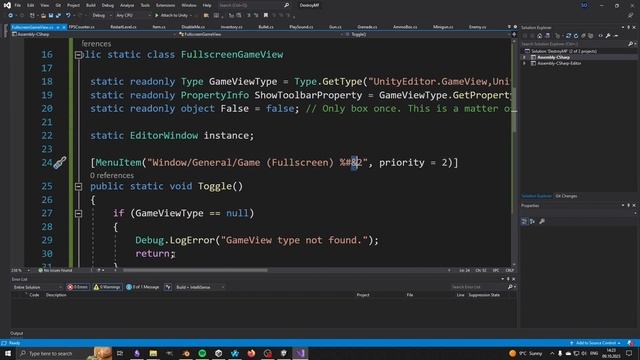 Fullscreen The Game Window In Unity | Tutorial смотреть онлайн
