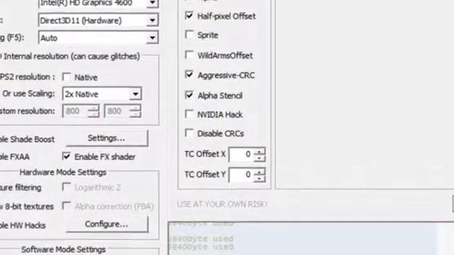 [INTEL HD 4600] PCSX2 - Config [PC] смотреть онлайн