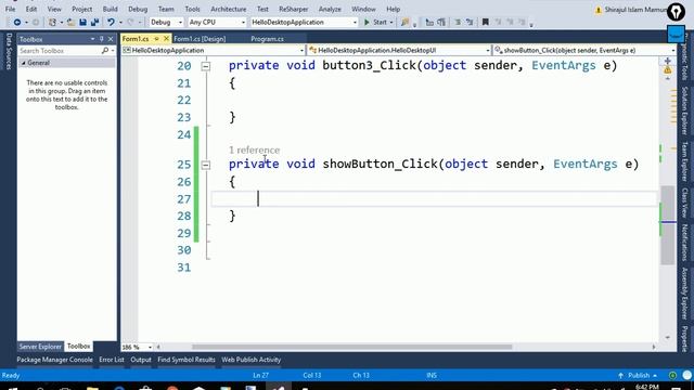 09.Hello World in Windows Form Application [Bangla] смотреть онлайн