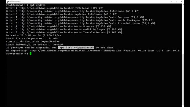 Laboratórios de Serviços de Rede - Linux Debian 10 | Videoaula 11 - Parte 1 - Instalação do Samba4 смотреть онлайн