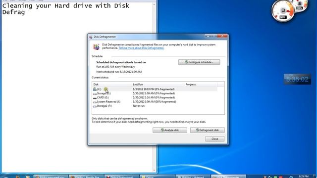 How To Clean Your Windows 7 Computer With Disk Defragmenter смотреть онлайн