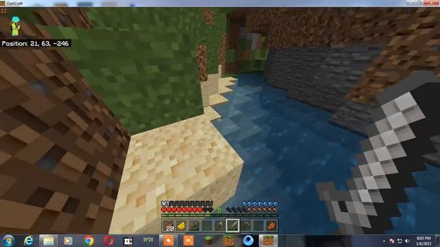 Minecraft Windows 7 {Opitcraft} Gameplay смотреть онлайн