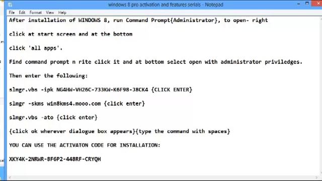 How to Activate Windows 8 Pro Without Activation Key! [TUTORIAL] [EASY] смотреть онлайн