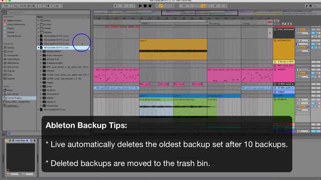Ableton Live Backup - Recover deleted Ableton project files смотреть онлайн