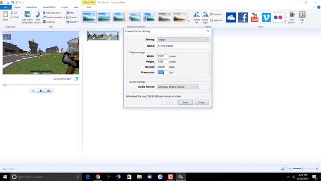 How to Render High Quality Videos Using Windows Movie Maker! 1080p60fps! смотреть онлайн