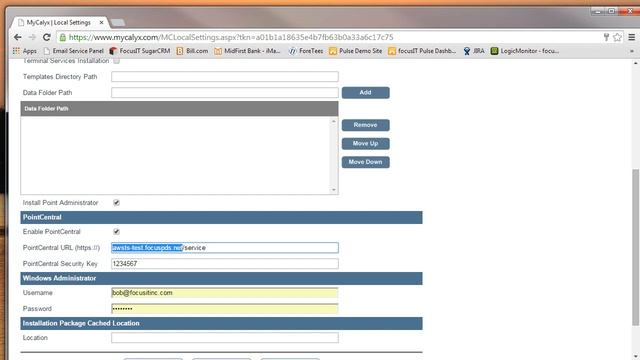 How to update your PointCentral URL setting within the MyCalyx portal смотреть онлайн