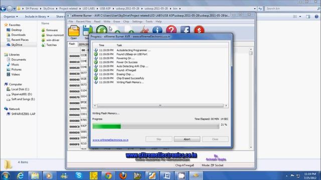 How to burn .hex file using Extreme burner смотреть онлайн
