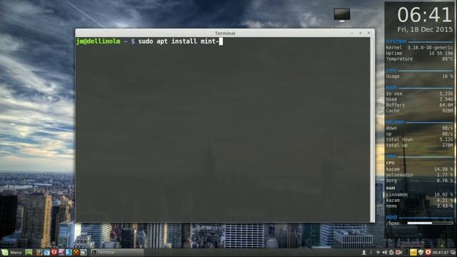 Install Legacy Backgrounds - Linux Mint 17.3 смотреть онлайн