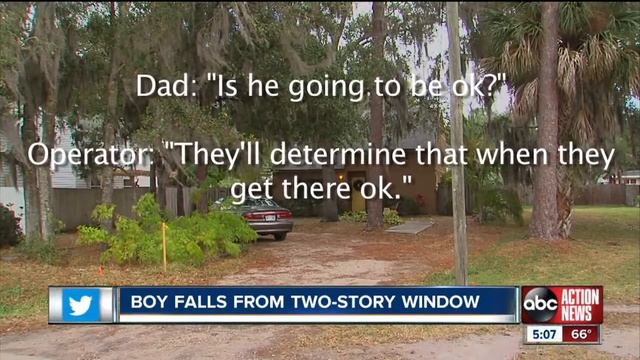 Toddler falls through second-story window смотреть онлайн