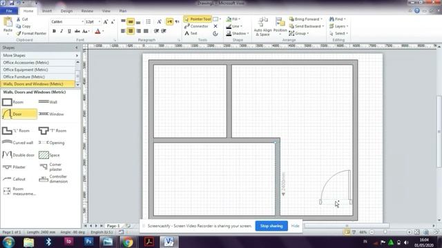 Cara Membuat Denah Menggunakan Microsoft Visio смотреть онлайн