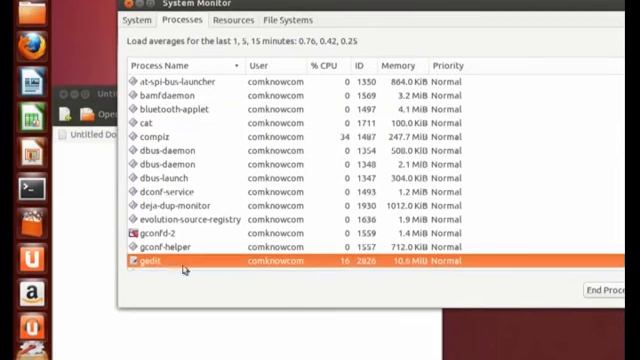 The Taskmanager in Ubuntu смотреть онлайн
