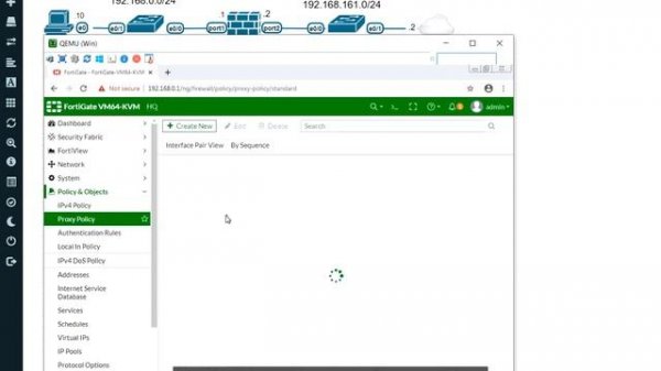 Fortigate - How to enable Web Proxy Server, FortiOS6.2