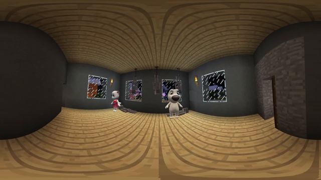 DON'T CALL to OBUNGA in the WINDOW at 3:00 in Minecraft 360° смотреть онлайн