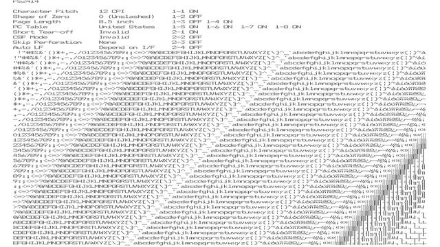 MESS - ActionPrinter 2000 self test смотреть онлайн
