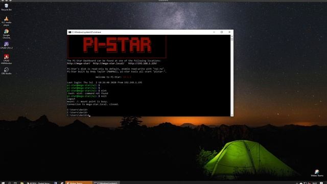 Using Windows ssh to ssh into pi-star смотреть онлайн