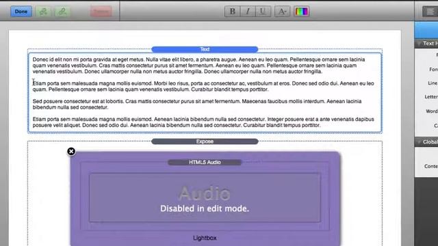 Using a text link to open an Expose Lightbox. смотреть онлайн