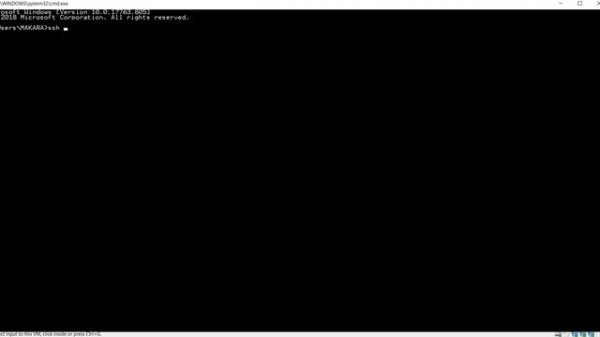 How to use SSH in Windows 10 by cmd