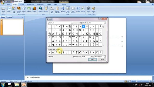 How to write sigma in Microsoft PowerPoint presentation 2007 version and windows 7/sigma in ppt/sig смотреть онлайн