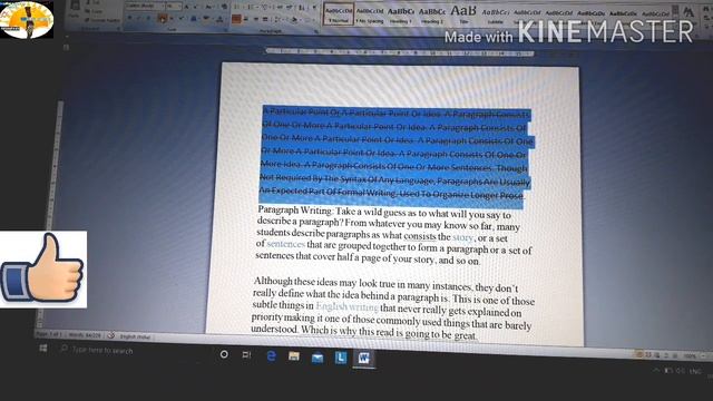 M.S.WORD 2010 ( WINDOWS 10) OF HOME TAB смотреть онлайн