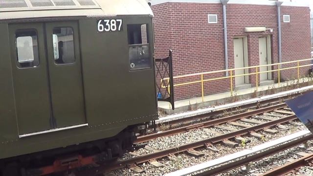 R16/R34/R38/R40/R42 and 2 R46(S) at Rockaway Parkway-Beach 116th Street (8-3-14) смотреть онлайн