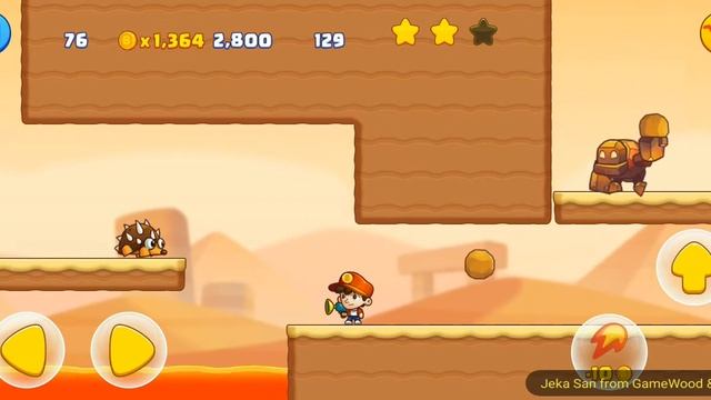Level 76. Прохождение игры Super Jack's World — Free Run Game на Android смотреть онлайн