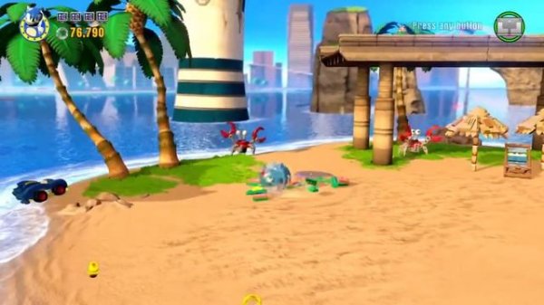 Прохождение Lego Dimensions DLC Sonic Часть 1 НАЧАЛО