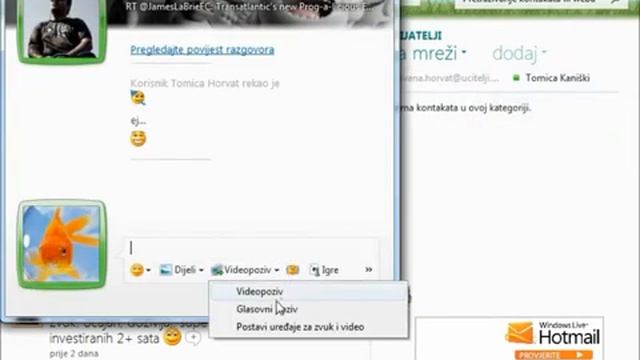 Windows Live Messenger - glasovni poziv смотреть онлайн