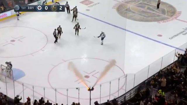 Evgenii Dadonov scores vs Jets off the defender's skate (2 jan 2022) смотреть онлайн